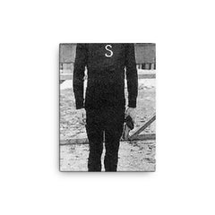 Christfried Burmeister canvas print on a plain backdrop in size 12"x16".