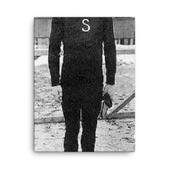 Christfried Burmeister canvas print on a plain backdrop in size 18"x24".