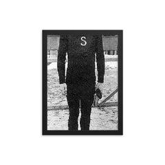 Christfried Burmeister framed print on a plain backdrop in size 12"x16".