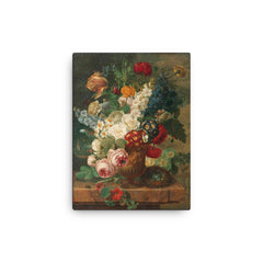 Christiaan van Pol canvas print on a plain backdrop in size 12"x16".