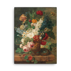 Christiaan van Pol canvas print on a plain backdrop in size 18"x24".