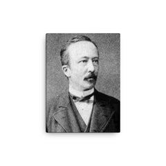 Christian Gustav Adolph Mayer canvas print on a plain backdrop in size 12"x16".