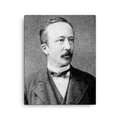 Christian Gustav Adolph Mayer canvas print on a plain backdrop in size 16"x20".