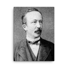 Christian Gustav Adolph Mayer canvas print on a plain backdrop in size 18"x24".