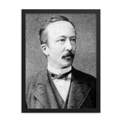 Christian Gustav Adolph Mayer framed print on a plain backdrop in size 18"x24".