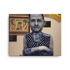 Christian Warlich canvas print on a plain backdrop in size 16"x20".