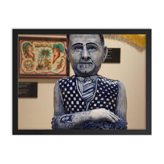 Christian Warlich framed print on a plain backdrop in size 18"x24".