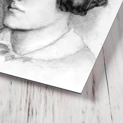 Christina Rossetti metal print mockup