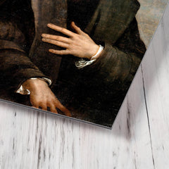 Christopher Columbus metal print mockup