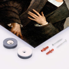 Christopher Columbus metal print mockup