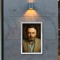 Christopher Hitchens portrait poster 2