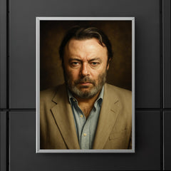 Christopher Hitchens portrait poster 5