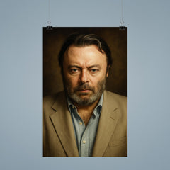 Christopher Hitchens portrait poster 9