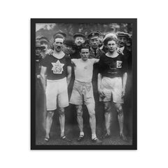 Christopher Vose framed print on a plain backdrop in size 16"x20".