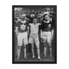 Christopher Vose framed print on a plain backdrop in size 18"x24".