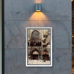 Circassian Cavalry Awaiting Commanding Officer at Byzantine Monument by Alberto Pasini, 1880 poster 2