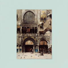 Circassian Cavalry Awaiting Commanding Officer at Byzantine Monument by Alberto Pasini, 1880 poster 8