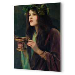 Circe By Beatrice Offor metal print mockup