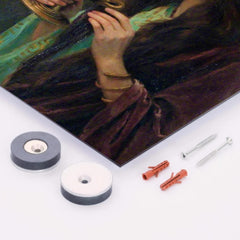 Circe By Beatrice Offor metal print mockup