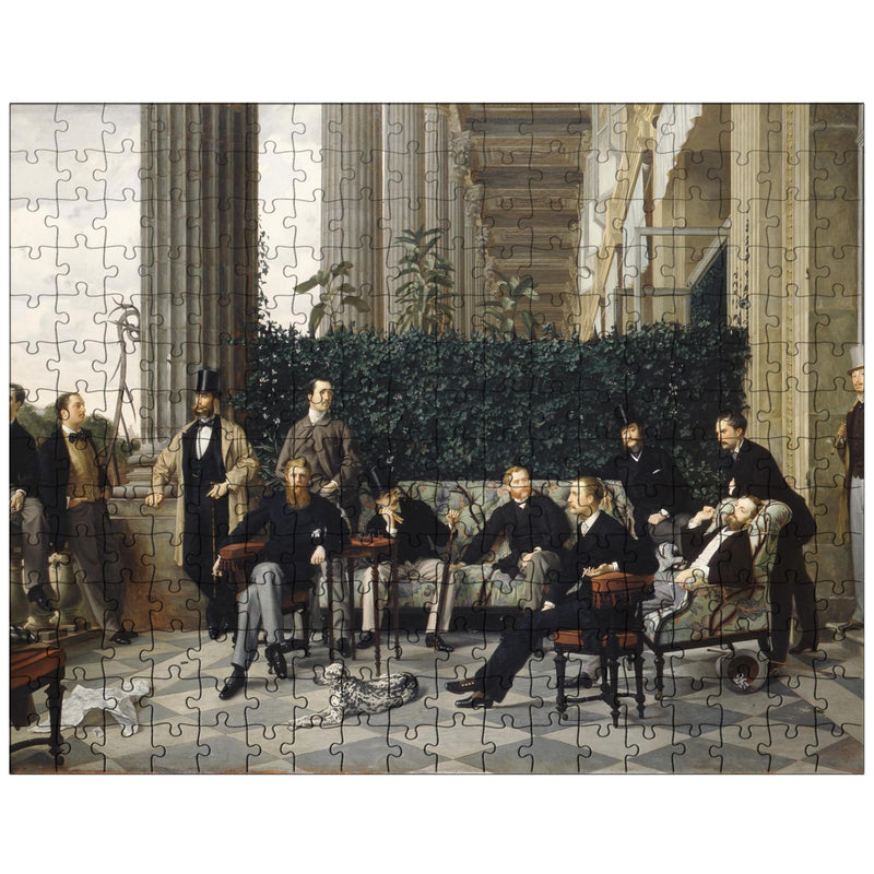 Circle of the Rue Royale by Tissot 1868 jigsaw puzzle