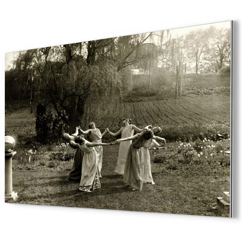 Circle Of Witches metal print mockup