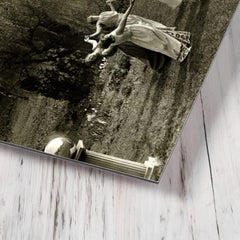 Circle Of Witches metal print mockup