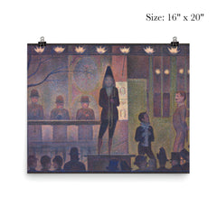Circus Sideshow by Georges Seurat poster 2