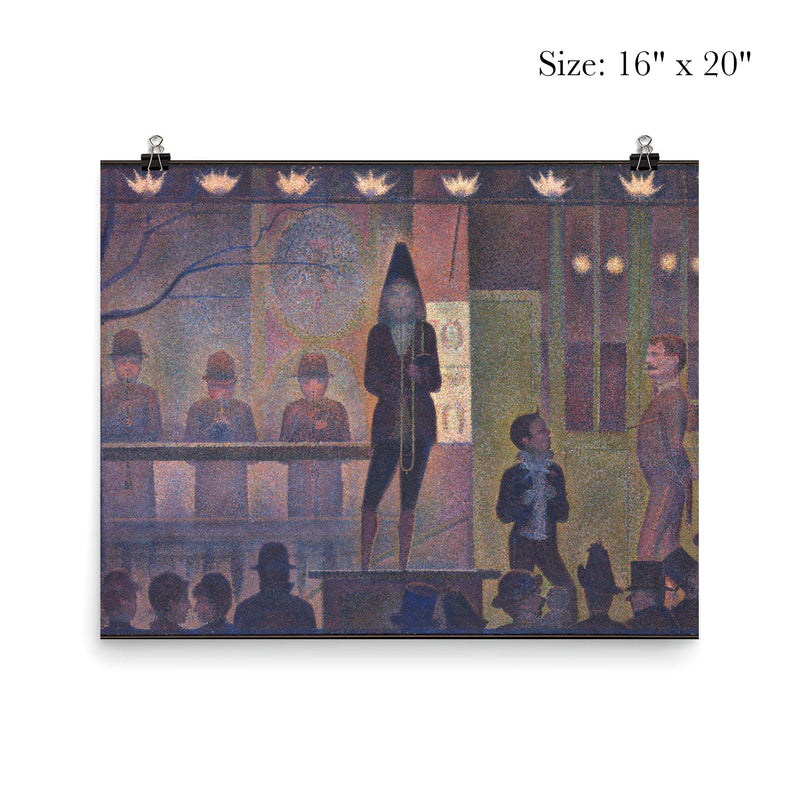 Circus Sideshow by Georges Seurat poster 2