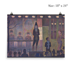 Circus Sideshow by Georges Seurat poster 5