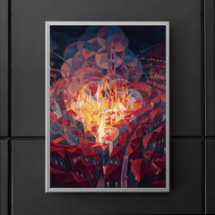 City on Fire by Gerardo Dottori, 1926 poster 5