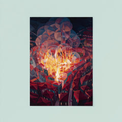 City on Fire by Gerardo Dottori, 1926 poster 8