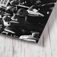 Civil Rights March on Washington DC metal print mockup