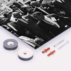 Civil Rights March on Washington DC metal print mockup