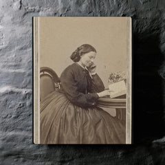 Clara Barton metal print mockup