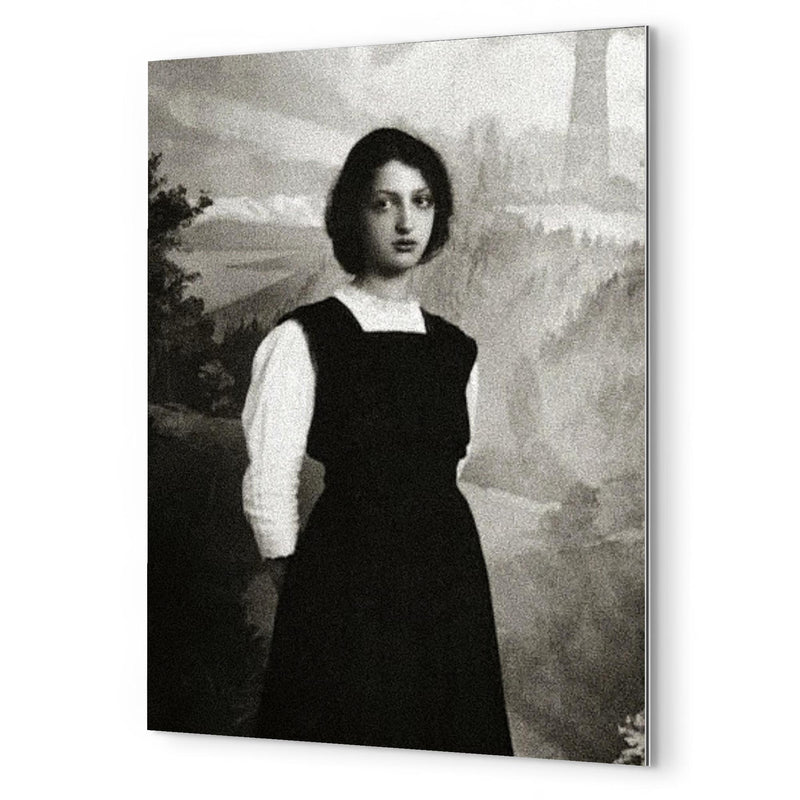 Clara Haskil metal print mockup