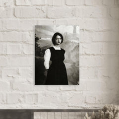 Clara Haskil metal print mockup