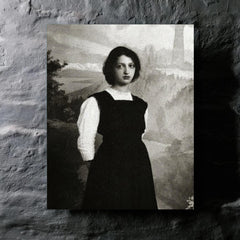 Clara Haskil metal print mockup