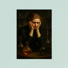 Clara Immerwahr in chemist’s black despair poster 8