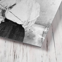 Clara Lemlich metal print mockup