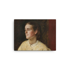Clara Mordan canvas print on a plain backdrop in size 12"x16".