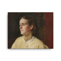 Clara Mordan canvas print on a plain backdrop in size 16"x20".