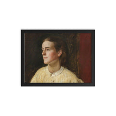 Clara Mordan framed print on a plain backdrop in size 12"x16".