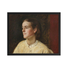 Clara Mordan framed print on a plain backdrop in size 16"x20".