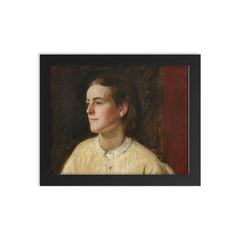 Clara Mordan framed print on a plain backdrop in size 8"x10".