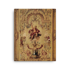 Claude Audran III canvas print on a plain backdrop in size 16"x20".