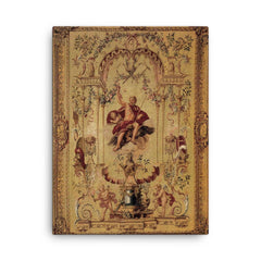 Claude Audran III canvas print on a plain backdrop in size 18"x24".