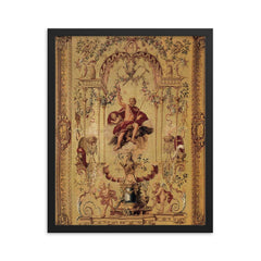 Claude Audran III framed print on a plain backdrop in size 16"x20".