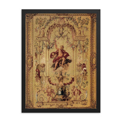 Claude Audran III framed print on a plain backdrop in size 18"x24".