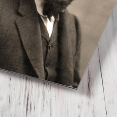 Claude Debussy metal print mockup