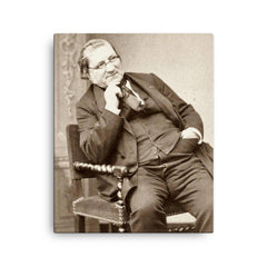 Claude Gay canvas print on a plain backdrop in size 16"x20".